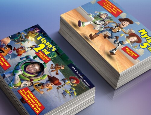 Toy Story Style Invites