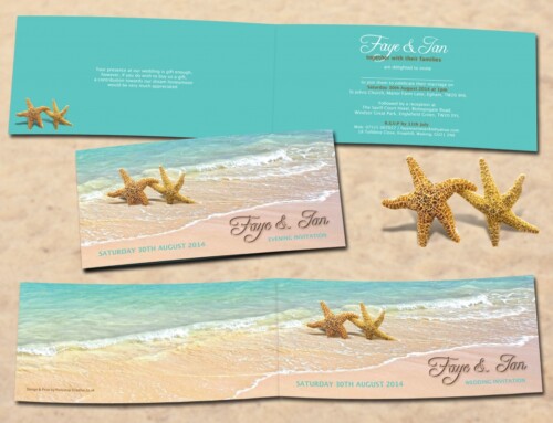 Starfish Wedding Invitations