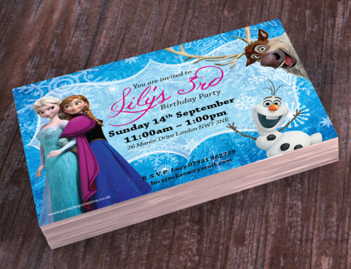 Frozen Party Invites