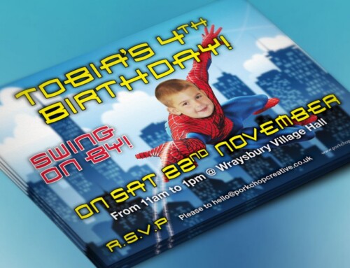 Spiderman Party Invites