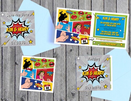 Superhero Wedding Invitations